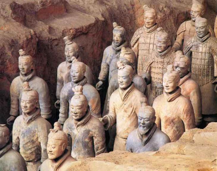 Guerreros-de-terracota de Xi´An China